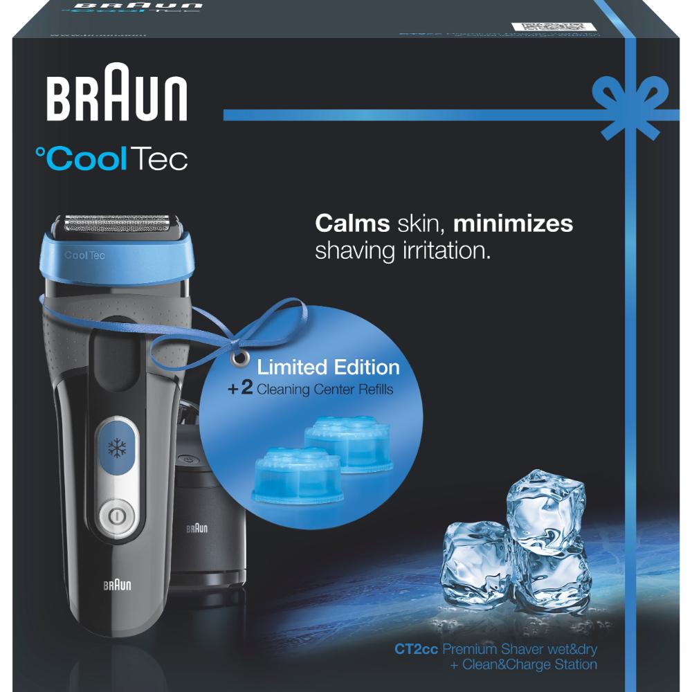 Braun Shaver CoolTec Gavepakke CT2cc+CCR2