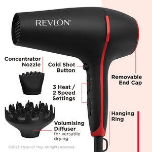 Revlon Smoothstay Coconut Oil-Infused Hair Dryer