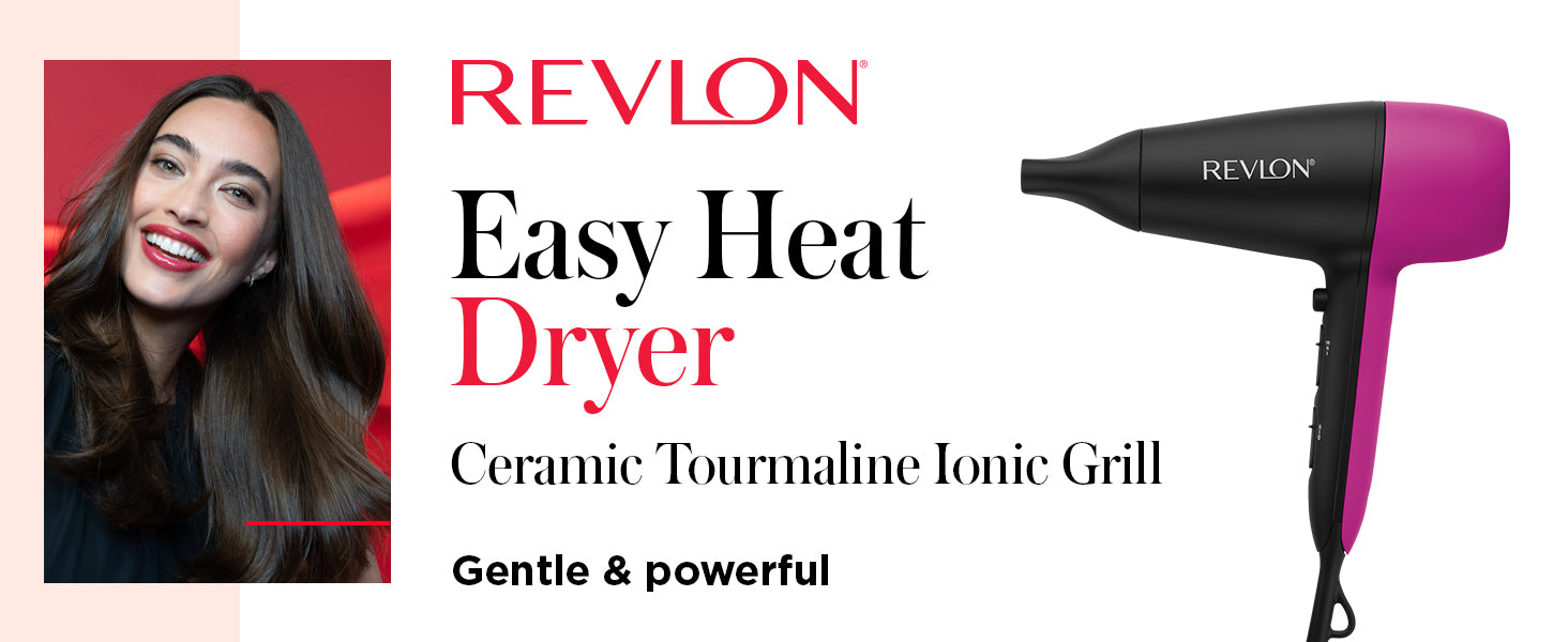 Revlon Easy Heat Ceramic Tourmaline Ionic Hair Dryer
