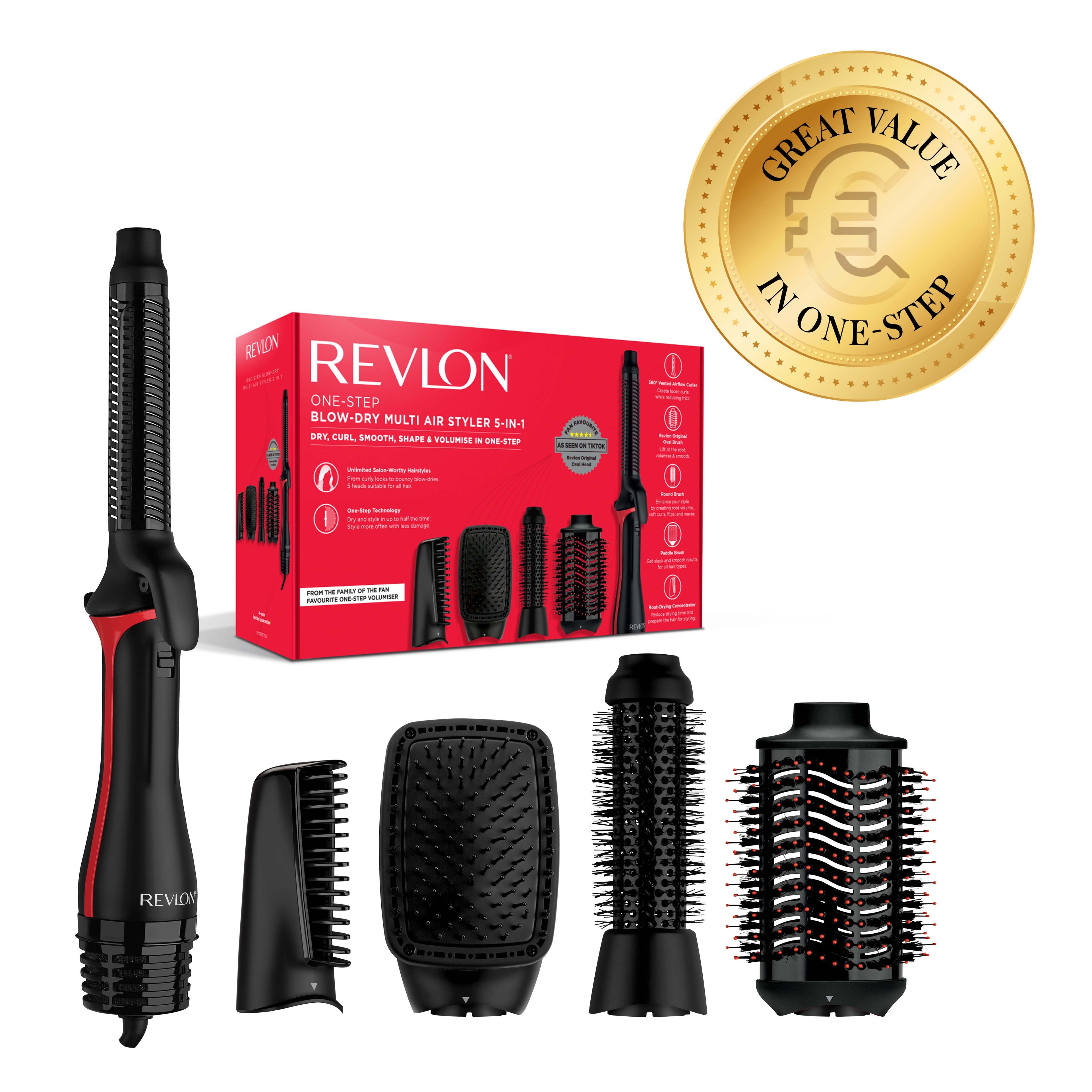 Revlon One Step Blow Dry Multi Air Styler 5-in-1