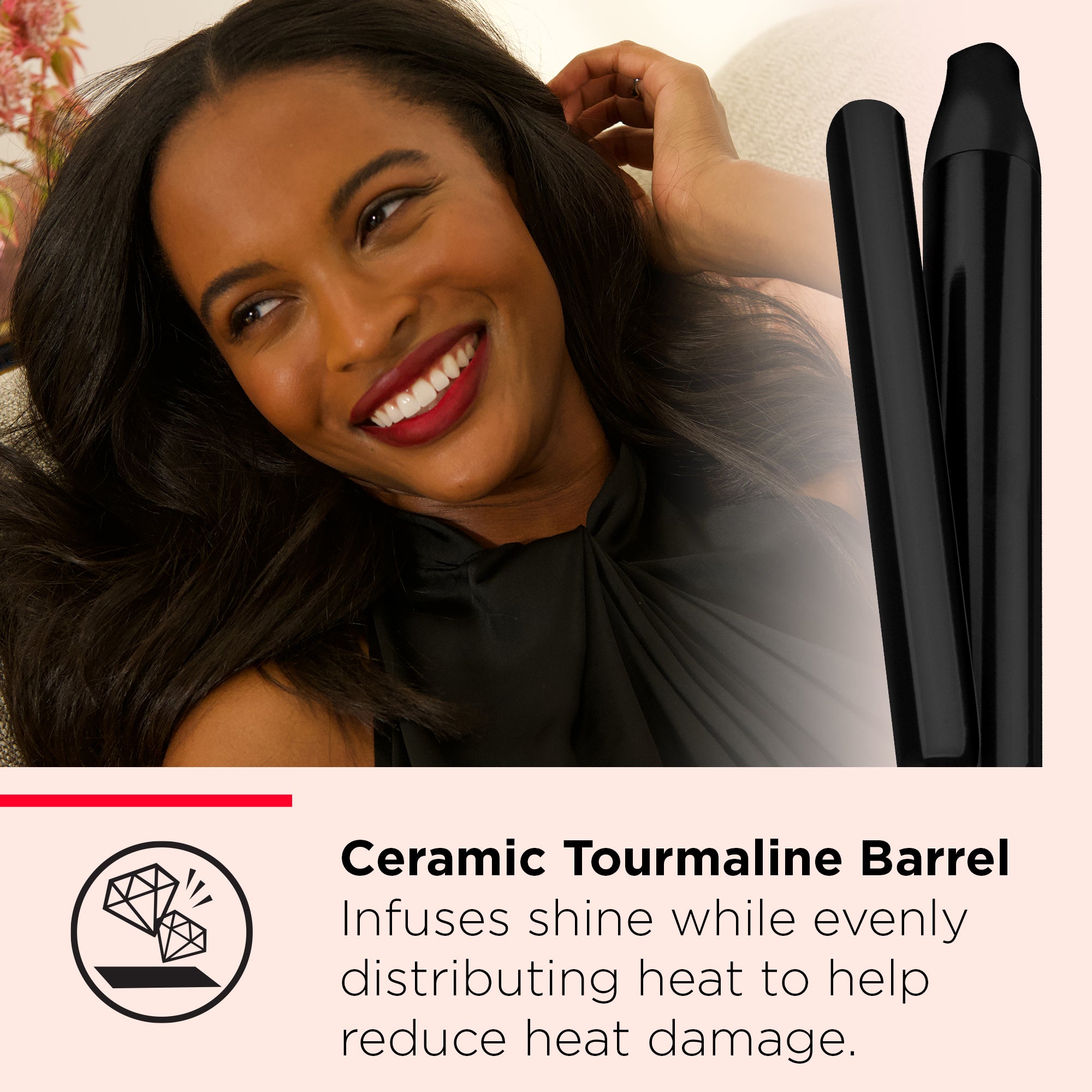 Revlon Easy Heat 25mm Precision Ceramic Tourmaline Curler