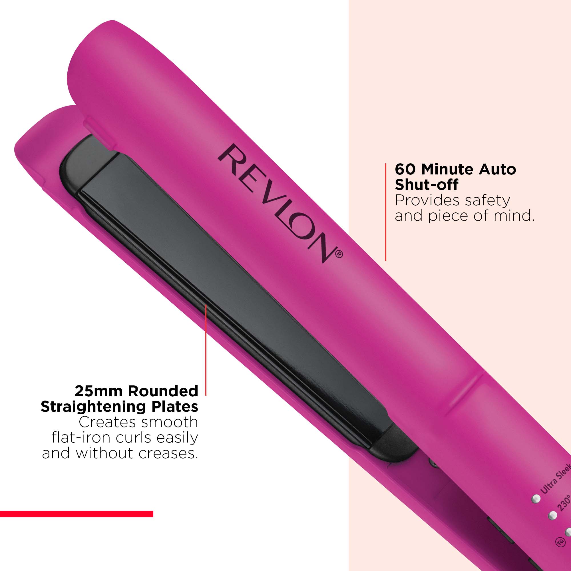 Revlon Easy Heat 25mm Precision Ceramic Tourmaline Styler