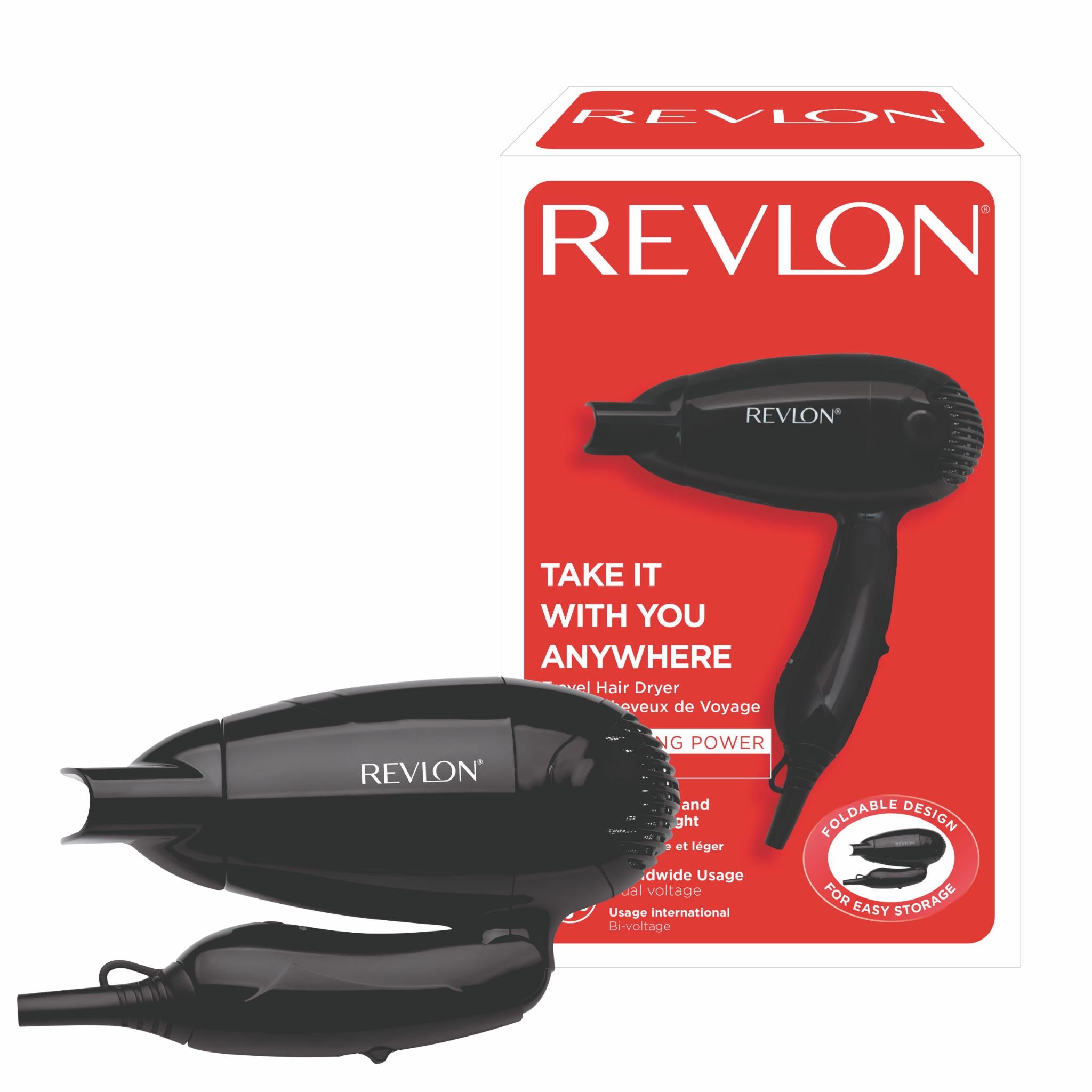 Revlon Essentials compact travel dryer