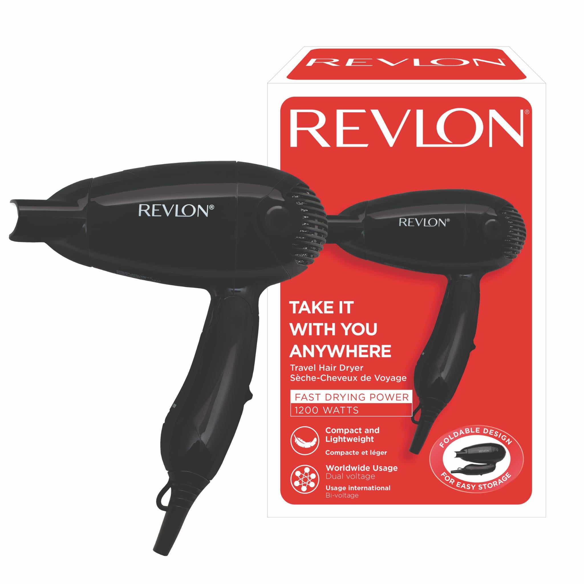 Revlon Essentials compact travel dryer