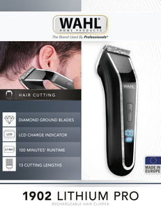 Wahl hårklipper Lithium Pro LCD 1902