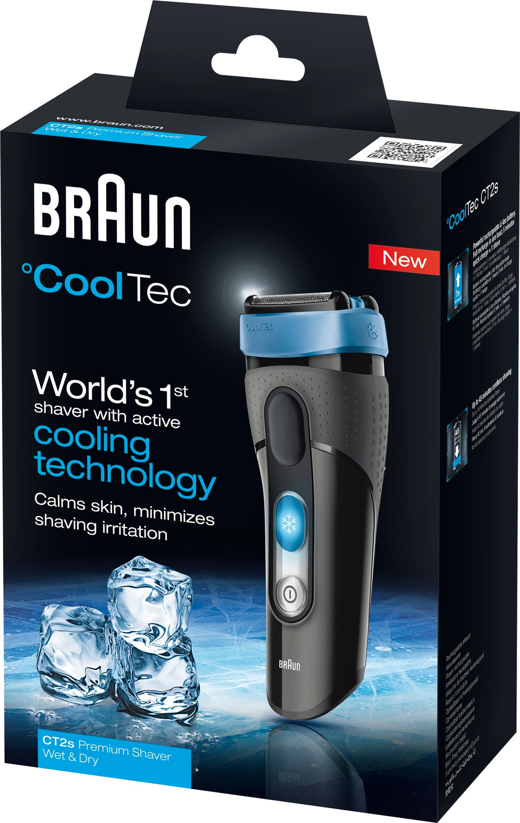 Braun °CoolTec  CT2s Wet&Dry Electric Foil Barbermaskin