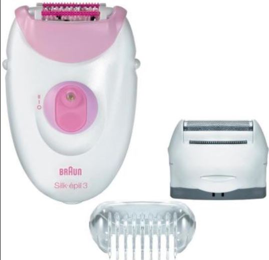 Braun Silk-épil 3 3270 Epilator med 3 tilbehør