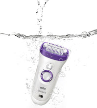 Last bilde inn i galleri  Braun Silk-èpil 9 Wet&amp;Dry epilator med 6 tilbehør