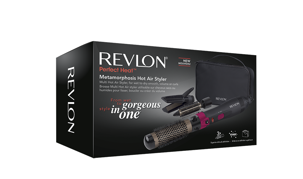 Revlon hot air brush with pouch