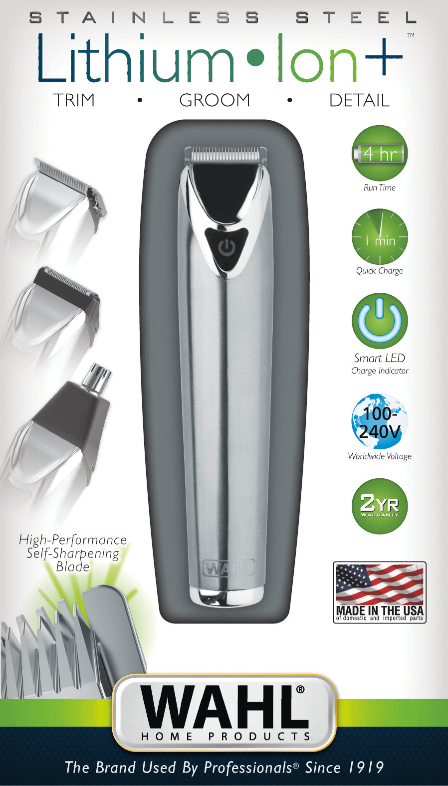 Wahl Li Stainless Steel Trimmer