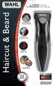 Wahl Haircut&Beard Clipper with storage pouch