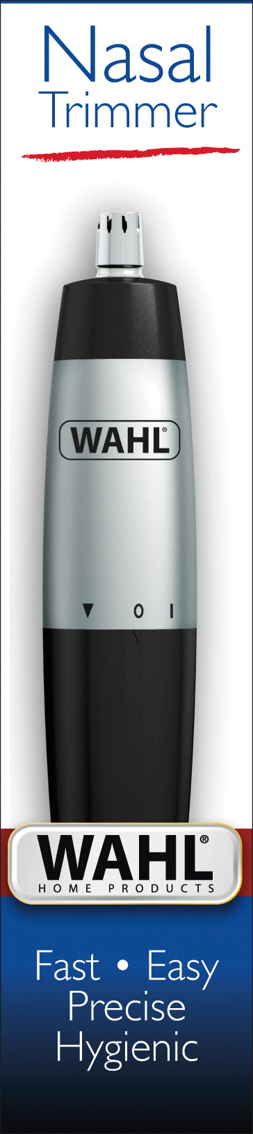 Wahl Nose Trimmer silver&black (display 20 pcs)-battery